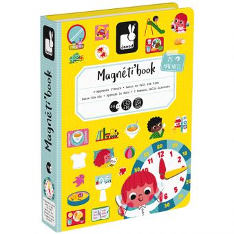 JANOD: Magnetic book Learn the clock 
