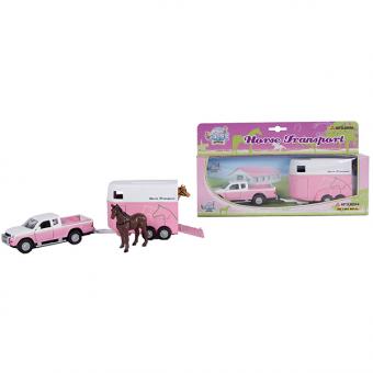 Mitsubishi with horse trailer 