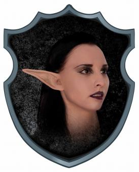 Elves Ears for adults, with mastic:16cm, skin color 