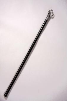 Bâton de marche avec une griffe:85 cm, noir 