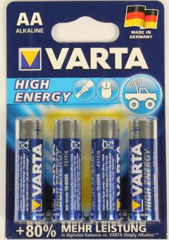 AA Varta 1.5V Piles:4 pièce, bleu 
