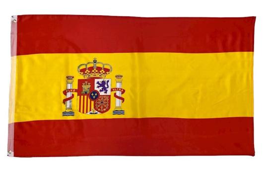 Flagge Spanien :150 x 90 cm, mehrfarbig 