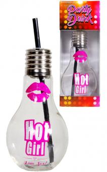 Glühbirne Glas "Hot Girl":transparent 