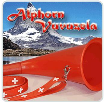 Schweiz Alphorn Vuvuzela:rot 