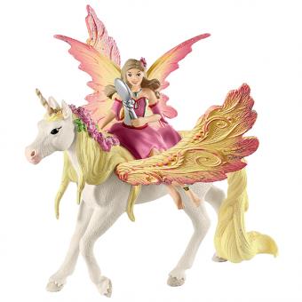 SCHLEICH: Feya with Pegasus unicorn 