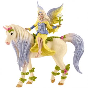 SCHLEICH: Sera with flower unicorn 