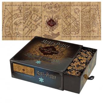 Harry Potter : Puzzle La couverture de la carte du maraudeur:89 x 33 cm, beige 