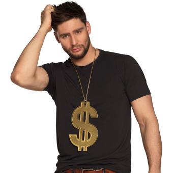 Halskette Dollar XXL:24 cm 