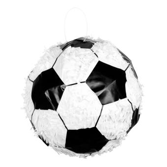 Football Pinata:30 x 30 cm, blanc/noir 