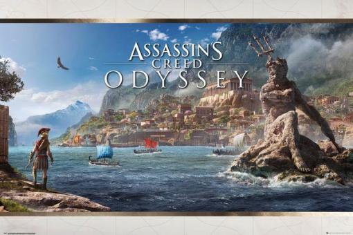 Assassins Creed Odyssey Poster: Vista:61 x 91 cm 