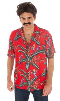Magnum Hawaiian shirt:red L
