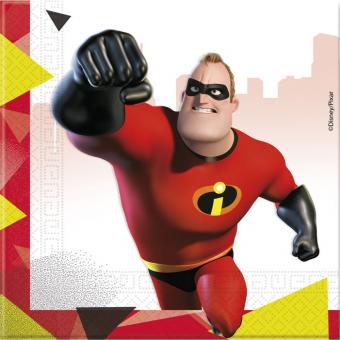 The Incredibles Napkins:20 Item, 33 x 33cm, multicolored 