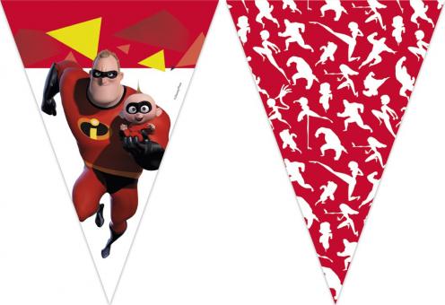 The Incredibles  Pennant garland:2,3m x 30cm, multicolored 
