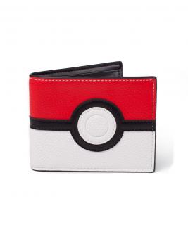 Pokémon: Bifold portefeuille Pokéball:11,5 x 8,7 cm, rouge 