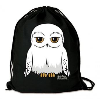 Harry Potter:  Sac de vêtement Hedwig:35 x 46 cm, noir/blanc 