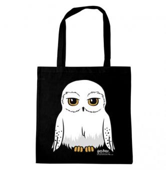 Harry Potter:  Tragetasche Hedwig:38 x 42 cm, schwarz/weiss 