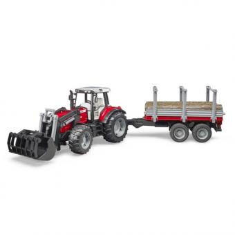 BRUDER: Massey Ferguson 7480 mit Frontlader 