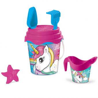 Unicorn sand bucket set:17cm 