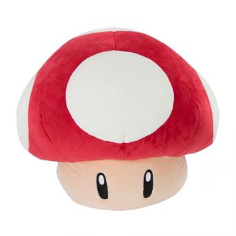 Mario Kart: Mocchi-Mocchi plush figure super mushroom:40 cm, red 