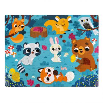 JANOD: Puzzle Die Tiere im Wald:20tlg. 