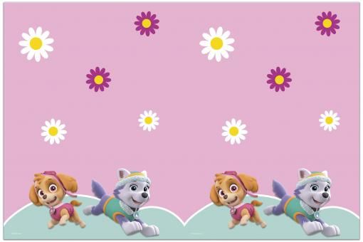Paw Patrol: Skye and Everest Tablecloth:120x180cm, multicolored 