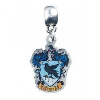 Harry Potter: pendentif Ravenclaw Crest (plaqué argent):15 x 20 mm, bleu 