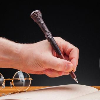 Kugelschreiber Zauberstab Harry Potter:braun 