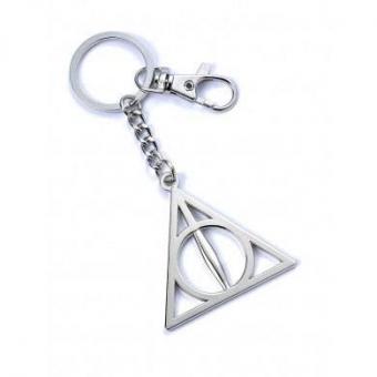 Harry Potter: Key chain Deathly Hallows (silver plated):50 mm, silver 