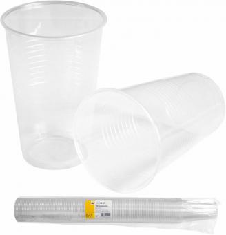 Drinking Cups, plastic:100 Item, 2dl, transparent 