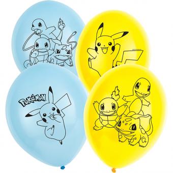 Pokemon Balloons:6 Item, 28 cm, multicolored 