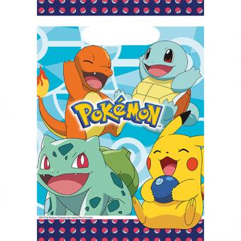 Pokemon Geschenkstüten:8 Stück, 16 x 23 cm, bunt 