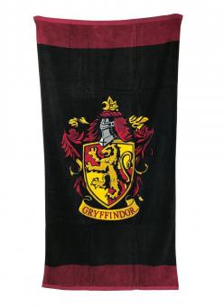 Harry Potter Handtuch Gryffindor:150 x 75 cm, schwarz 