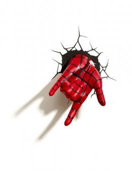 Ultimate Spiderman: 3D LED light Spiderman hand:red 