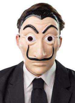 Bank robber Dalí mask 
