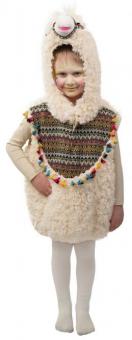 Lama Weste mit Kapuze:Gr?sse 104, beige 