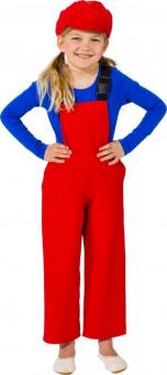 Construction worker Dungarees:red 