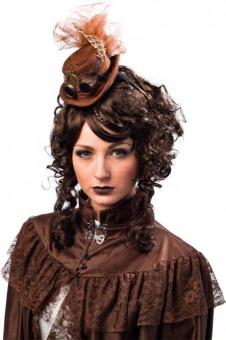 Mini hat Steampunk:brown One size