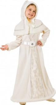 Snow Queen Child Costume:white 