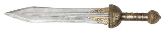 Schwert Gladiator (aus PU-Schaum):65x13cm, gold 