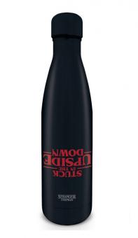 Stranger Things: Stuck in the Upside Down drinking bottle:500 ml, black 