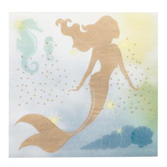 Napkins mermaid:FSC certified:20 Item, 33 x 33 cm 