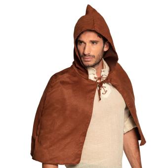 Medieval cape, unisex:brown 