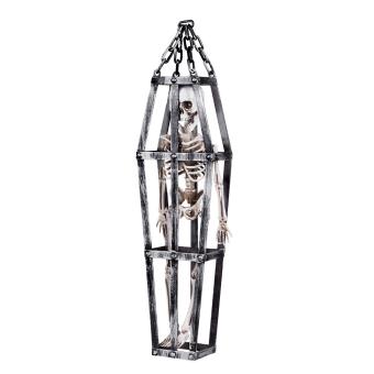 Skeleton in the cage:50 cm, multicolored 