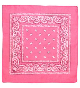 Bandana Tuch:55 x 55 cm, rosa 