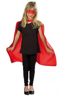 Helden Umhang für Kinder:rot 