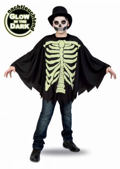Skeleton cloak, fluorescent:black 