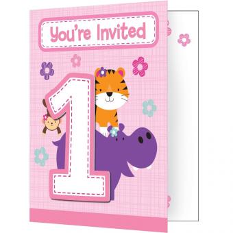 1. Birthday Invitation cards:8 Item, 10 x 12cm 