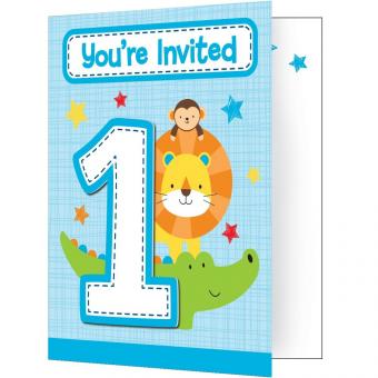 1. Birthday Invitation cards:8 Item, 10 x 12cm 