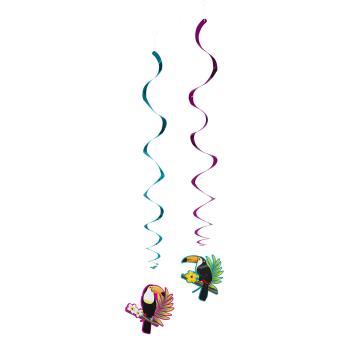 Hawaii Tukan Rotorspirale zweiseitig:85 cm, mehrfarbig 