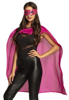 Héros du Cap avec masque pour les yeux, unisex:90 cm, pink/rose 